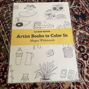 Kid made modern artist books to color in   Megan Whitmarsh